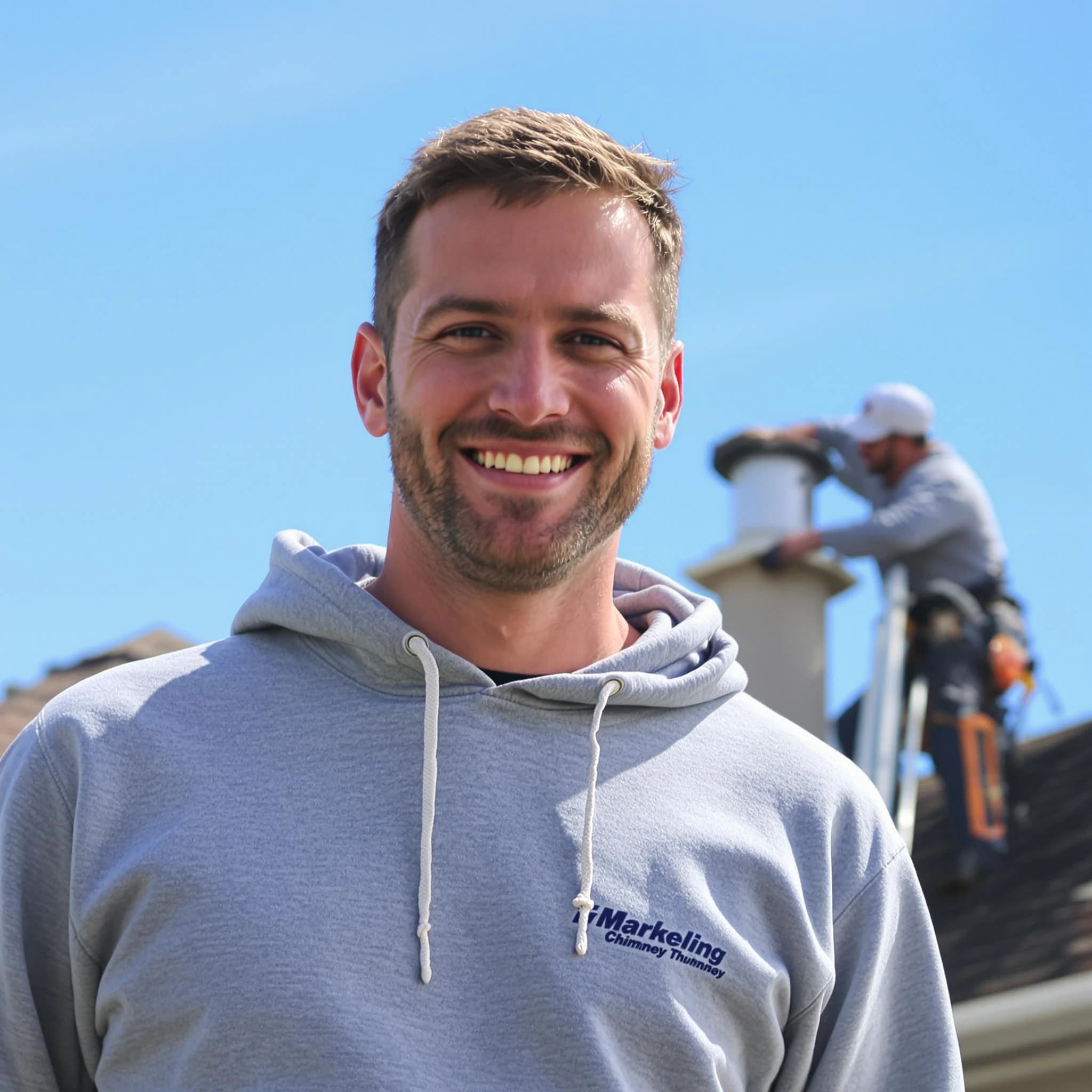 The Tucker Chimney Sweep team.