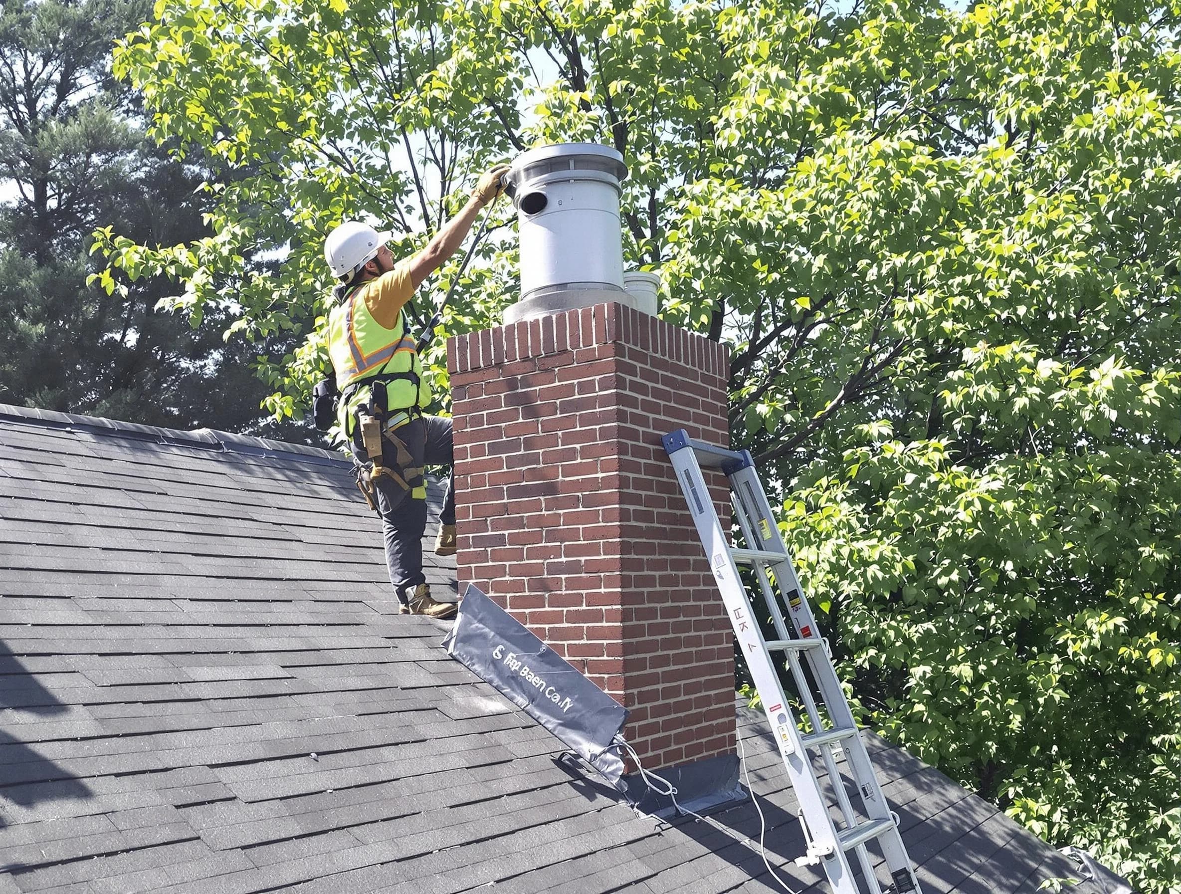 Chimney liner inspection by Tucker Chimney Sweep in Tucker, GA