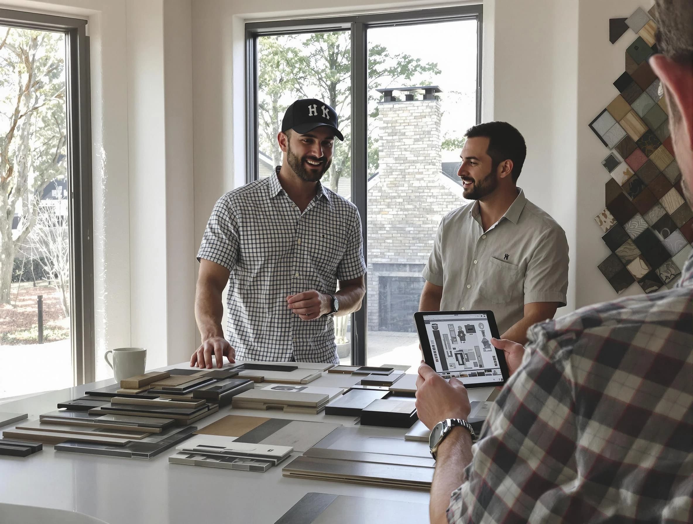 Tucker Chimney Sweep remodeling a chimney and fireplace in Tucker, GA
