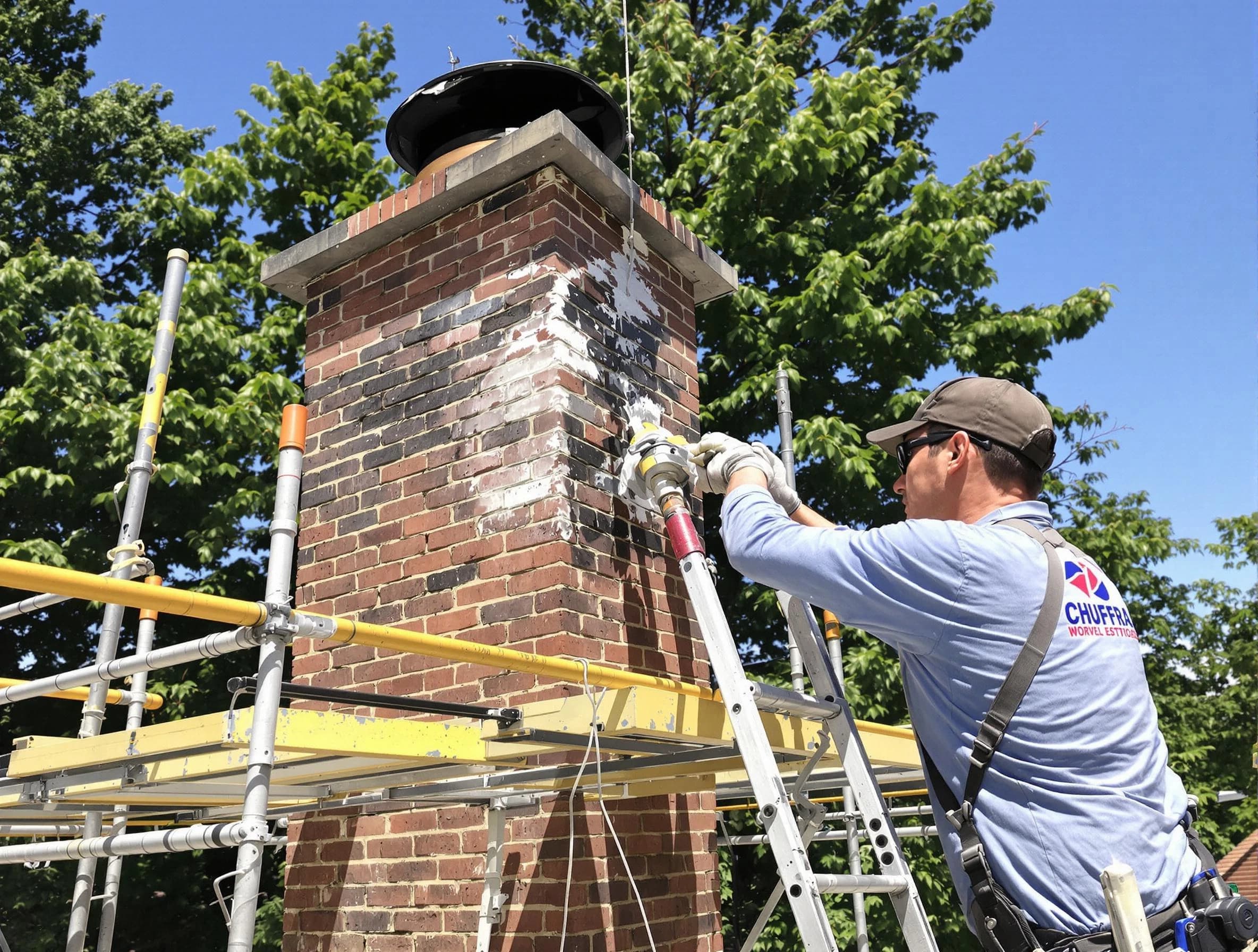 Structural chimney repair by Tucker Chimney Sweep in Tucker, GA