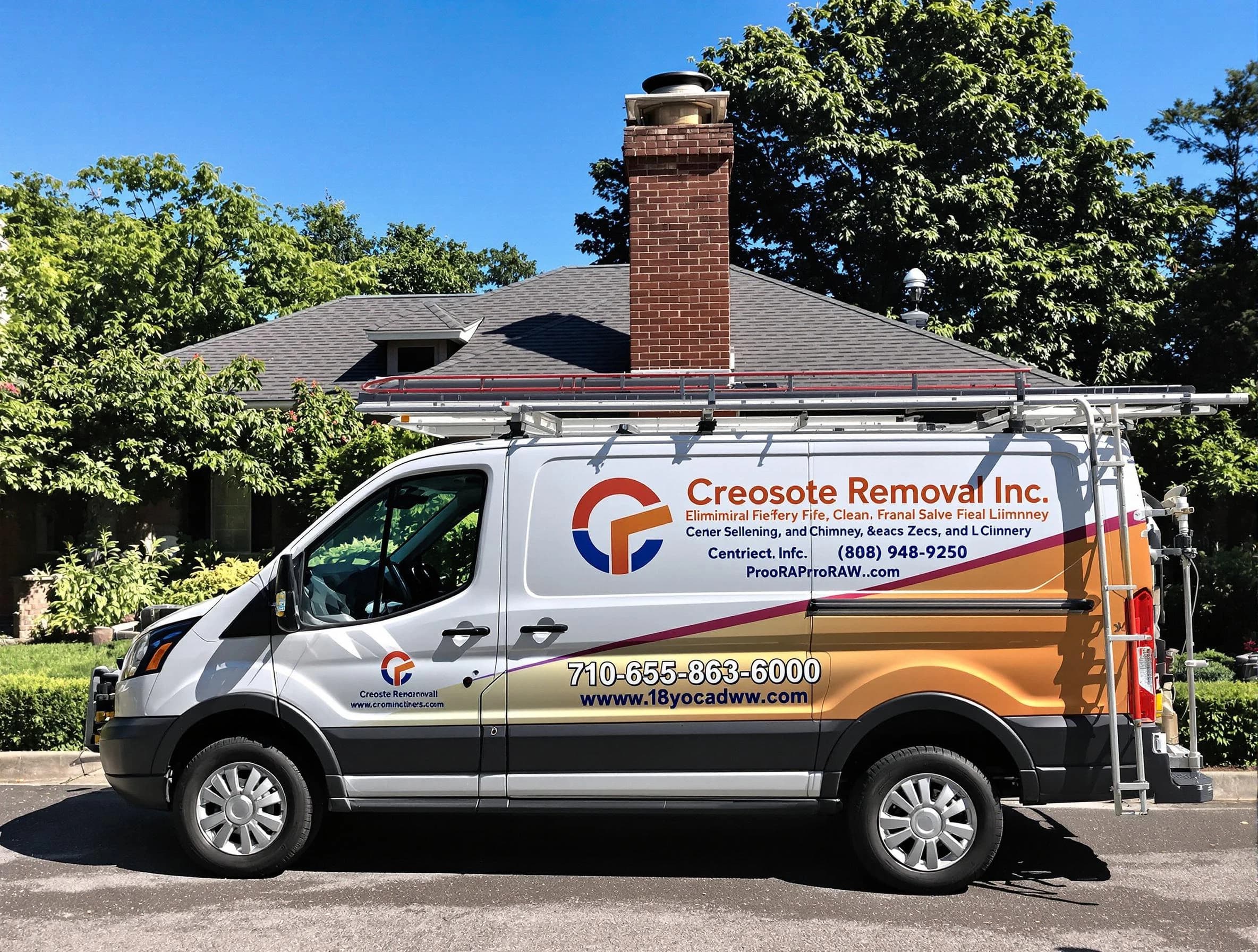 Tucker Chimney Sweep technician removing creosote safely in Tucker, GA