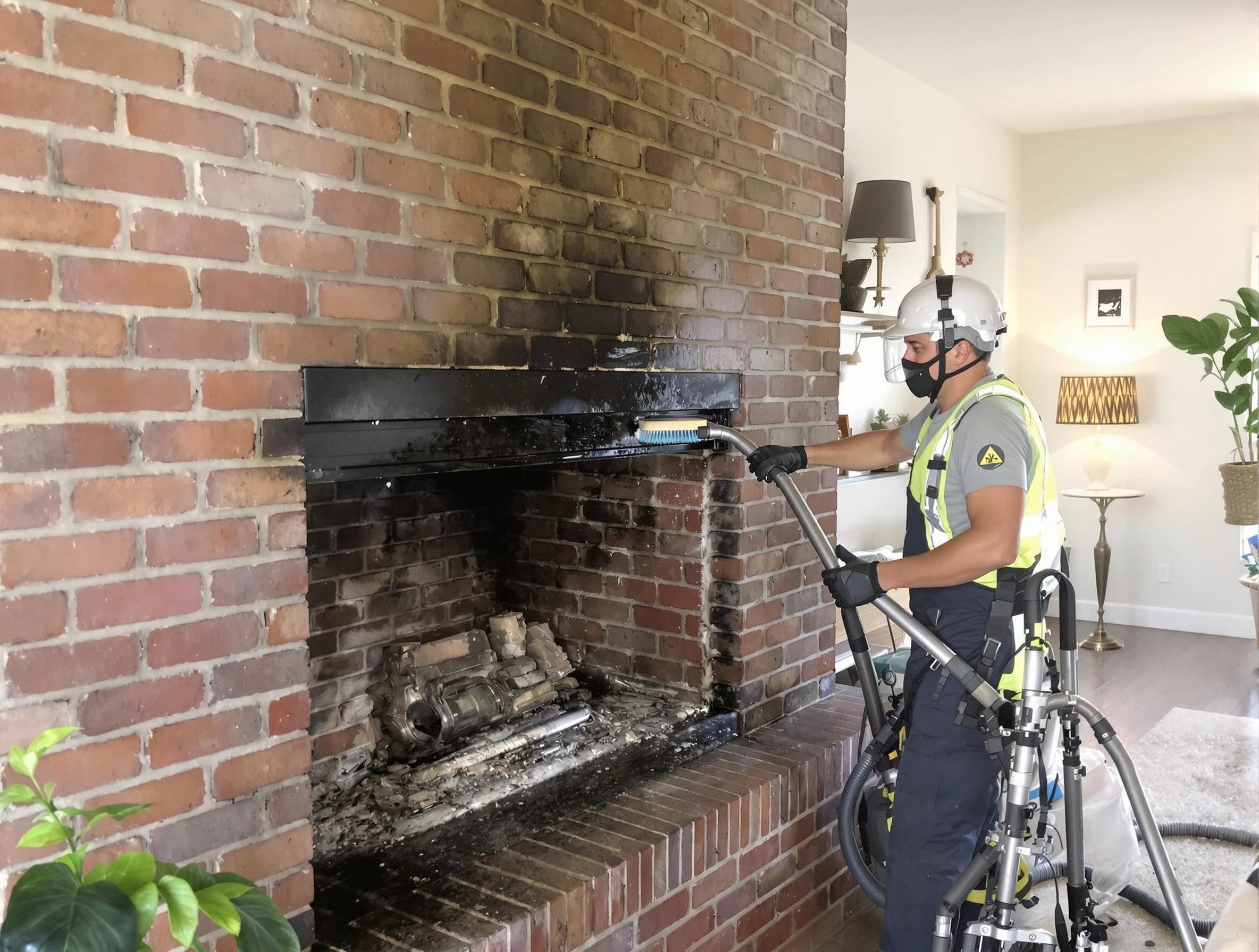 Tucker Chimney Sweep providing fireplace cleaning services in Tucker, GA